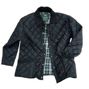 Men's Black Quilted Jacket